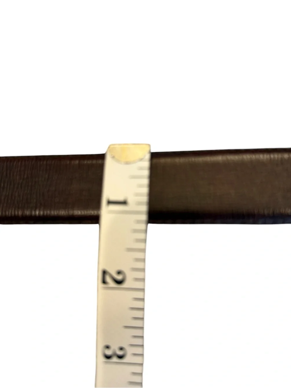 Italian leather brown belt size 36 by Down the Middle